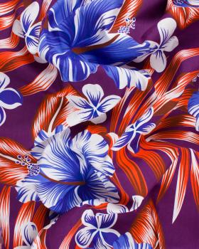 Polynesian Fabric AVERA Purple - Tissushop